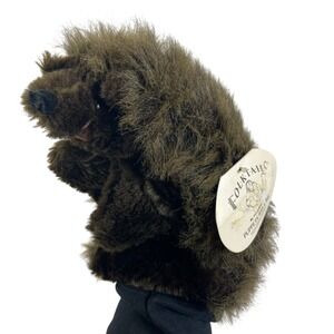 Folkmanis Hedgehog Hand Puppet Plush 10" Stuffed Toy Lovey